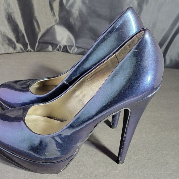 WOMEN"S GUESS PATENT HEELS HIGH STILETTOS PUMP SHOE - Picture 14 of 16